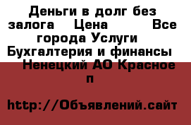 Деньги в долг без залога  › Цена ­ 100 - Все города Услуги » Бухгалтерия и финансы   . Ненецкий АО,Красное п.